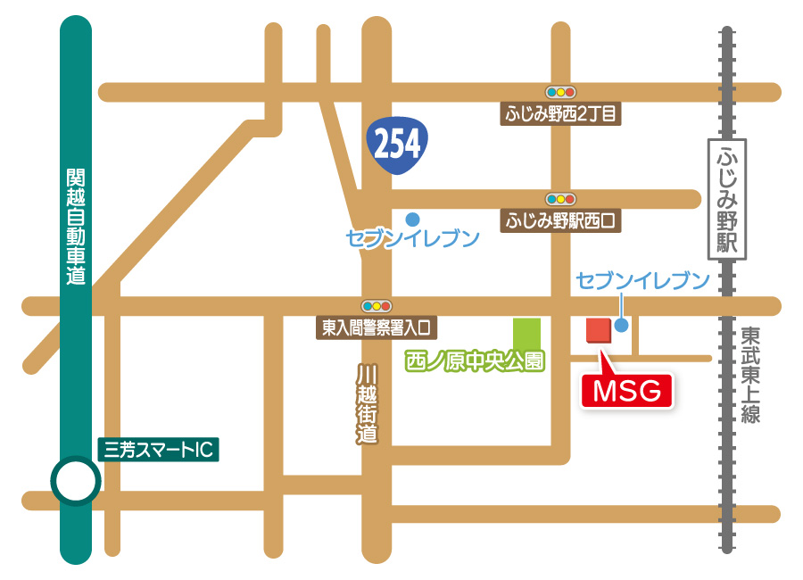 MSG地図