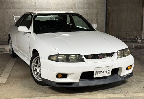 MSG買取車/日産スカイラインGT-R（BCNR33型）のホワイトモデル